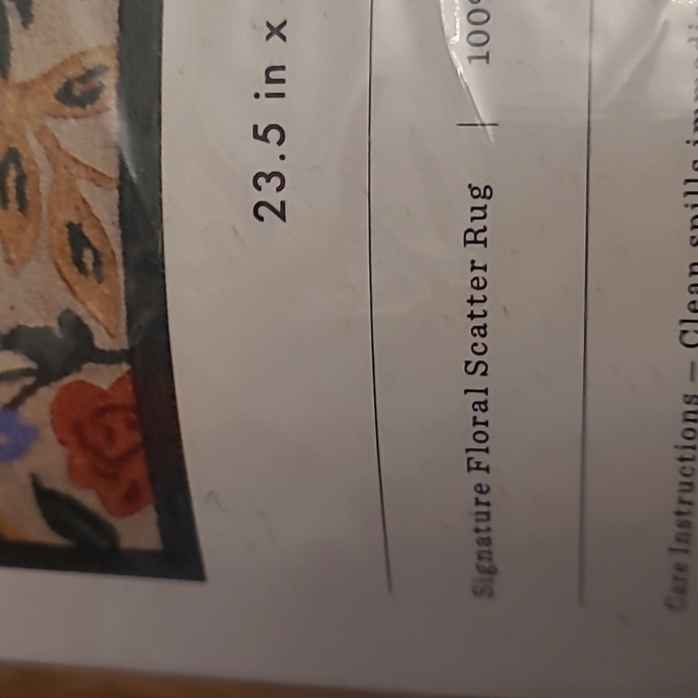 NWT Rifle Paper Co. x Loloi Rug - Picture 2 of 5